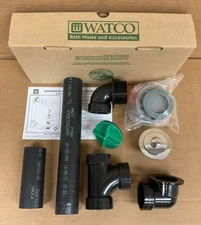 WATCO Lift & Turn Bath Drain w/ABS Fittings and Chrome Plug & Overflow