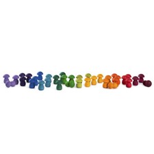 Grapat Mandala Rainbow Mushrooms - Holzspielzeug - freies Spielen und Lernen