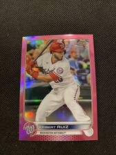 2022 Topps Chrome Keibert Ruiz Pink Refractor #218 Washington Nationals 