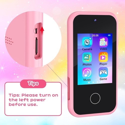 GREENKINDER Kids Smart Phone Toys for Girls, 2.8 Inch Touchscreen with Dual Came - Picture 8 of 8