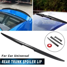 For AUDI A6 C6 Sline S6 Sedan 2008-2011 Rear Trunk Spoiler Wing Lip Carbon Fiber