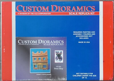 Custom Dioramics 1/35 Dress Shop RARE