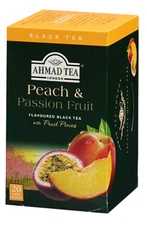 Ahmad Black Tea PEACH & PASSION 20 Tea Bags Gourmet Tea