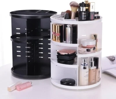 PANZY HOME Rotierender Make-up Organizer groß 360 Kosmetik Aufbewahrungsbox Parfüm Display Ständer