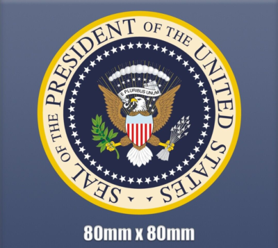 President of the United States USA Official Seal replica Logo Vinyl Decal Donald Trump multiple sizes