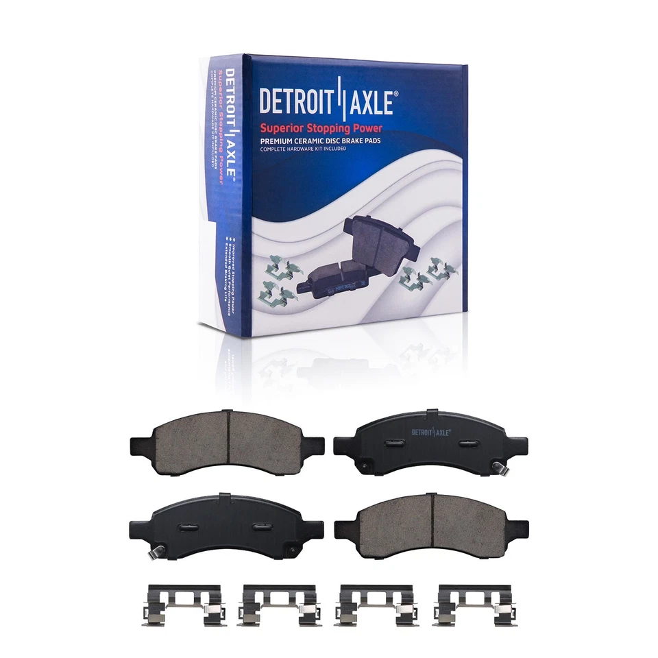 4.2L Front Disc Rotors +Brake Pads for GMC Envoy Chevy Trailblazer Buick Rainier - Image 4 of 4