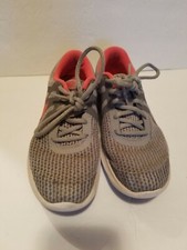 Girl's Youth Nike Running Shoes grey   4 youth