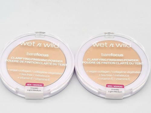 Wet n Wild Bare Focus Finish Setting Powder. #114480 Light/Medium 0.27 Oz. QTY:2 - Picture 2 of 5