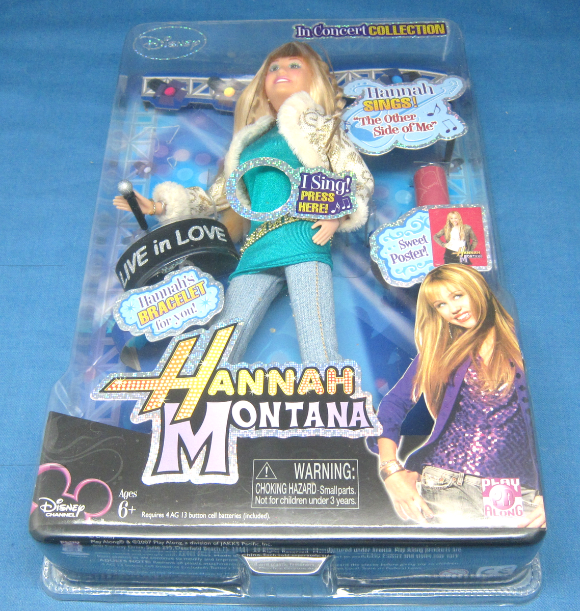 Hannah Montana In Concert Collection Disney Doll Singing No Sound