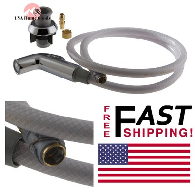 Kitchen Side Sprayer Hose Chrome Assembly Sink Delta Faucet Part Handheld Wand