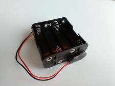 12 volt power supply (4x2fat). 8x AA battery holder & PP3 connector cable. 
