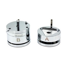 ChiButtns Mould - 63x70mm Triangle Interchangeable Moulds for Button Maker-B400