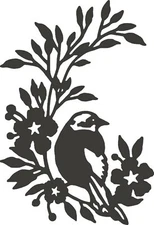 Sizzix Thinlits Songbird die #661749 Retail $12.99 by Debi Potter - UK Exclusive