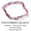 miniature 231  - Crystal Gemstone Bracelet Bead 7 Chakra Natural Stone Stretch Reiki Jewellery UK