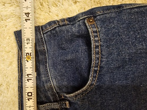 Childrens Place Girls Blue Jeans Size 12 Bootcut  Semi-Evasee  - Picture 5 of 6