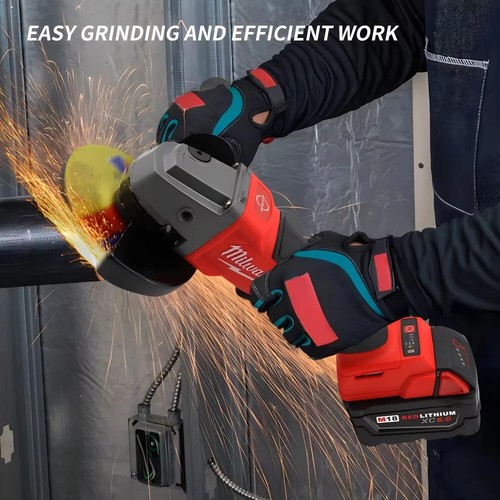 Milwaukee 18V Battery Brushless Angle Grinder 3 Gears 125mm Electric - Picture 4 of 7