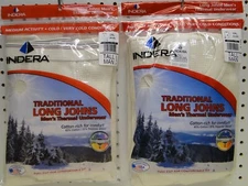 Tall Men's cotton-rich Indera Mills Set 2X Long Johns Thermal Underwear