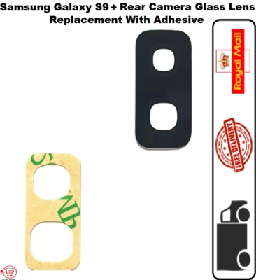 MY STORE Samsung Galaxy S9 Plus Rear Camera Glass Lens Replacement G965 With Adhesive