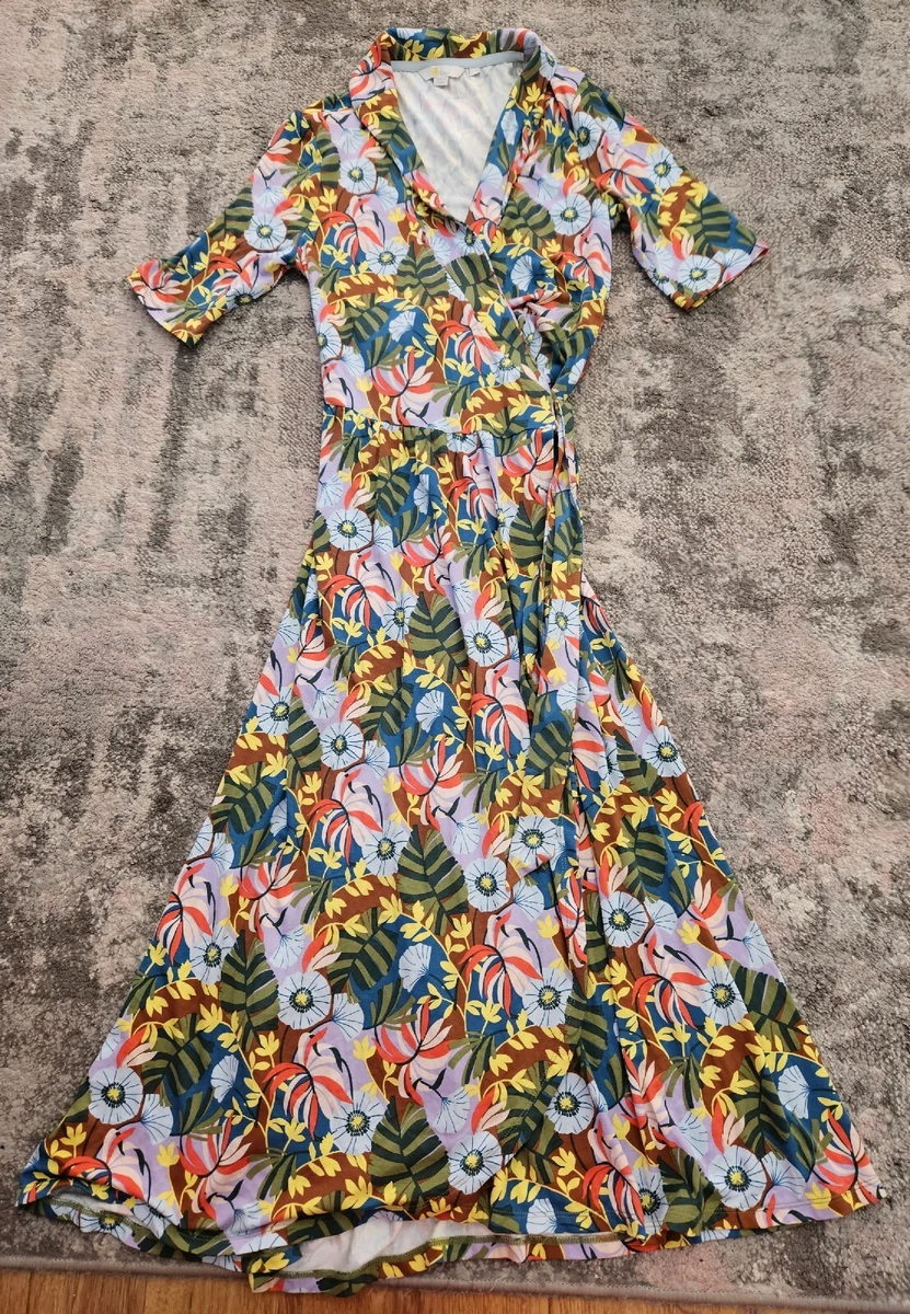Boden floral sale wrap dress