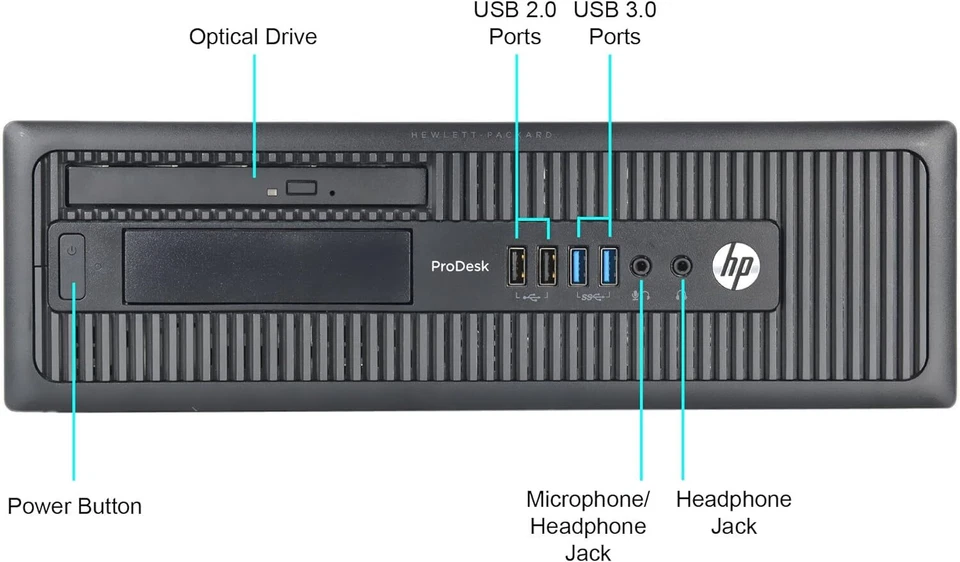 HP ProDesk 600 SFF Computer PC DESKTOP i5 UP TO 16GB 1TB SSD DVDRW WIN10 WiFi/BT - Image 2 of 4