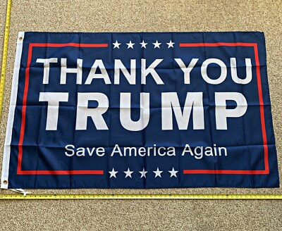 Donald Trump Flag FREE SHIPPING Thank You Trump 3x5' Banner Poster Flags 2020 