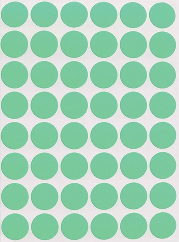 Royal Green Color Coded Stickers ~3/4 Inch 17mm Diameter Small Dot Labels Sheets - Picture 28 of 39