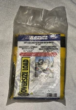 18" x 84" Oversize Load Mesh Sign w/ Rope Ties- ANCRA