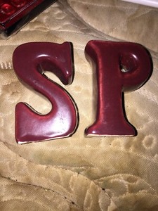 Vintage Camack S and P Pottery Salt and Pepper Shakers.