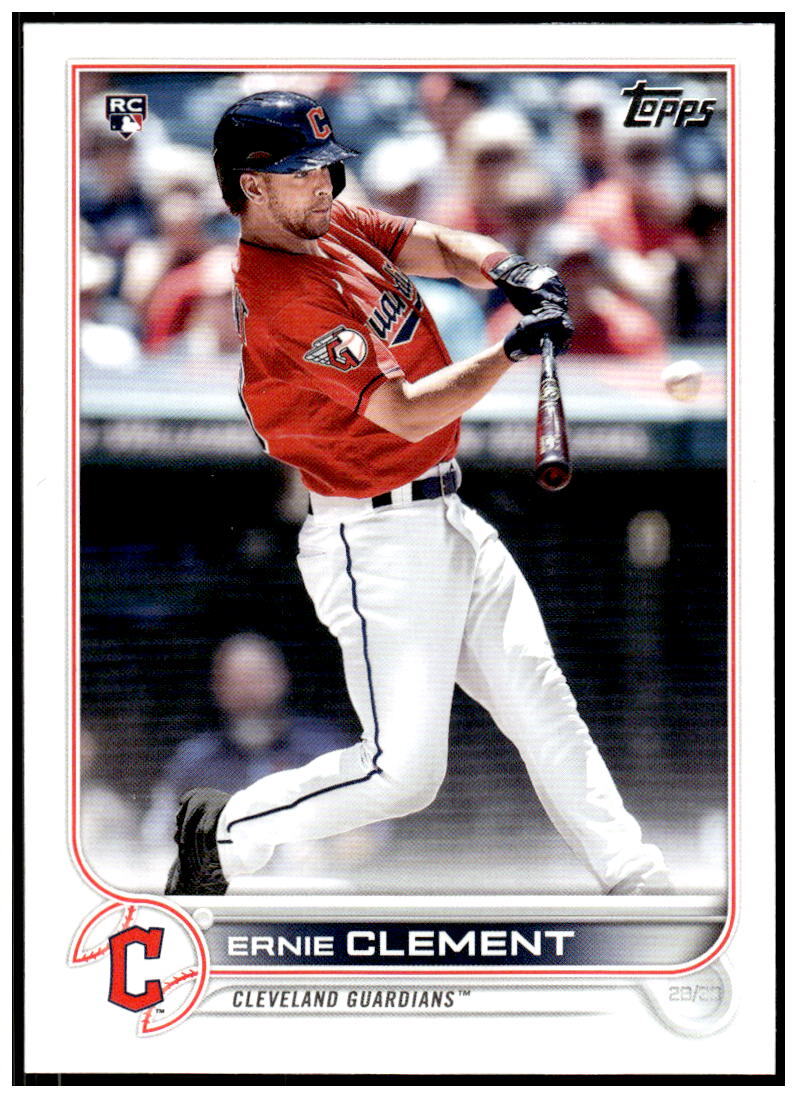 2022 Topps #71b Ernie Clement Factory set, Large RC logo variation NM