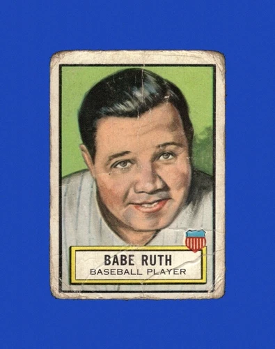 1952 Topps Look N See Set-Break # 15 Babe Ruth LOW GRADE (crease) *GMCARDS*