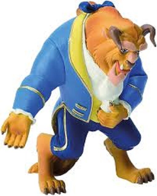 personaggio figura Disney Bullyland 12463 LA BESTIA LA BELLA E LA BESTIA cm 12
