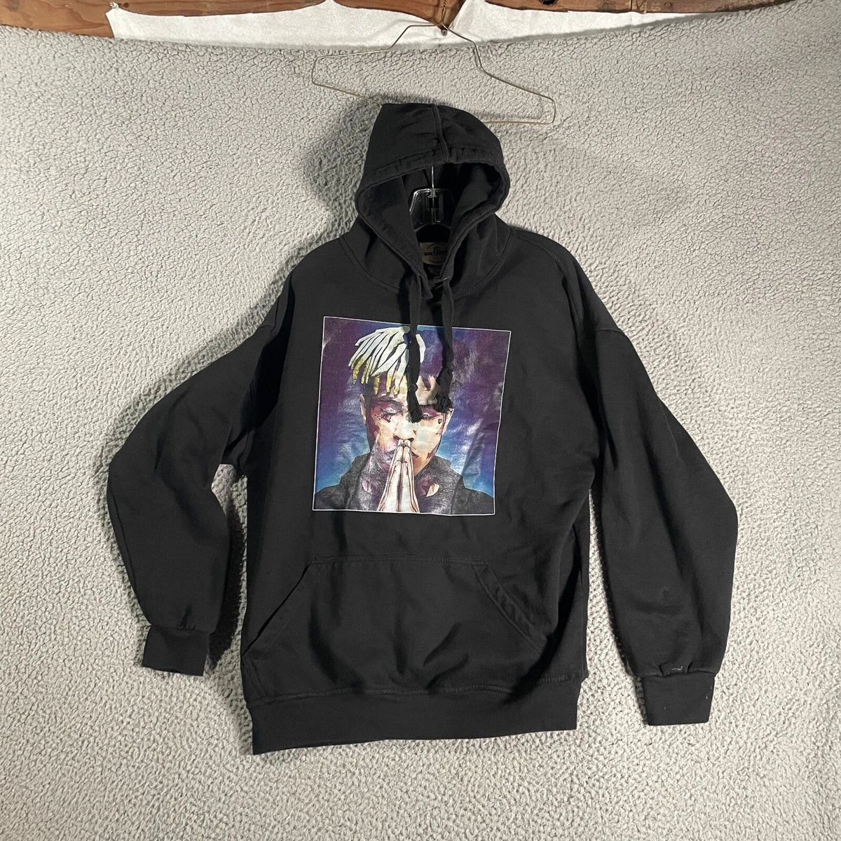 XXXTentacion Sweatshirt Jon Lauren Extra Large Black Hoodie Rap