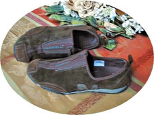 Women's MERRELL Barrado Brown Suede Leather Slip-On Zip-Up Performance Shoes  7