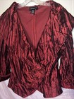 Beautiful Cachet Blazer Jacket Red Wine Burgandy sz 16 dressy formal — photo 2