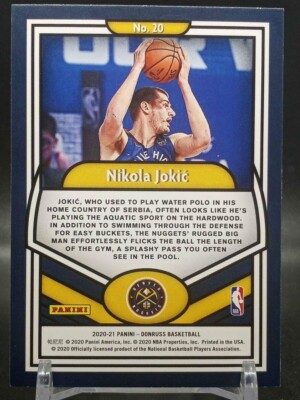 Nikola Jokic 2020-2021 Panini Donruss Complete Players Denver 