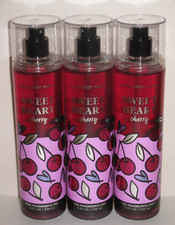 NEW Bath Body Works SWEETHEART CHERRY Fine Fragrance Mist Body Spray x 3