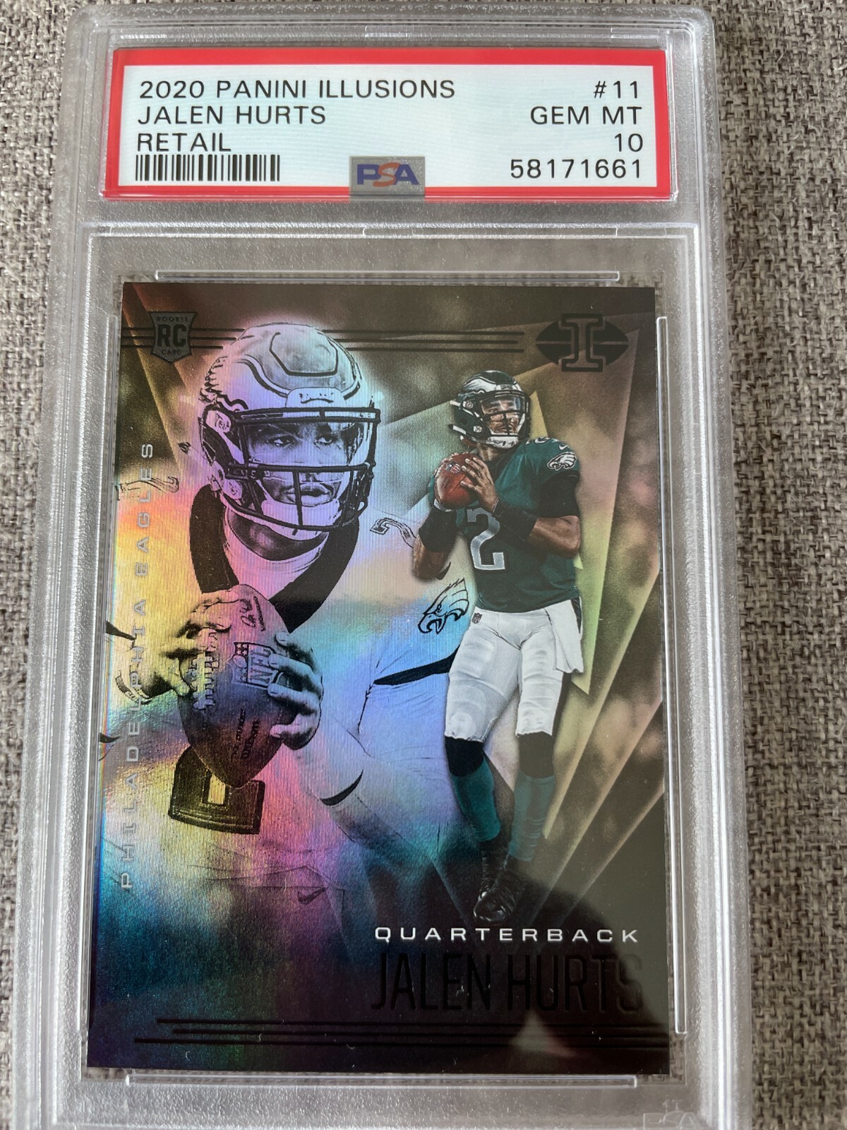 Jalen Hurts Panini Illusions #11 Base