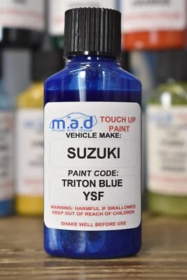 MYLDAN Retoque Moto Pintura 30ML Botella para Suzuki Triton Azul YSF