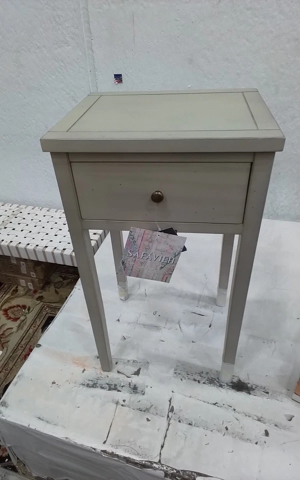 Safavieh ABEL MESITA DE NOCHE CON ALMACENAMIENTO DRW, Precio reducido 2172749985 AMH6626D Foto 3 de 4