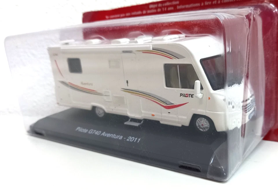 Camper pilota G740 Aventura 2011 1/43 IXO come nuovo scatola originale - Immagine 2 di 3