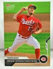 Trevor Bauer 2020 Topps Now MLB Player's Choice Awards #PCA-7 - REDS - SP /219