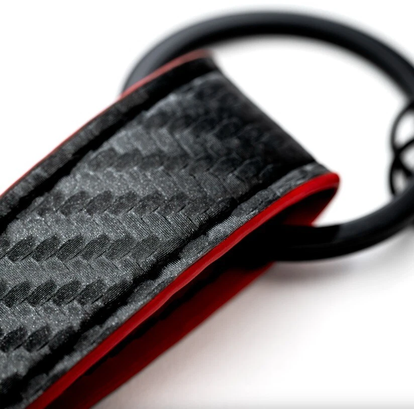 PORTACHIAVI IN METALLO NERO PELLE CARBONIO ALFA ROMEO ORIGINALE 6002351751 - Immagine 4 di 4