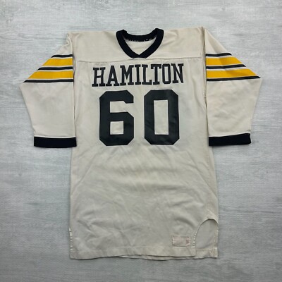 Vintage 50s Russell Southern Jersey Mens Medium White Hamilton