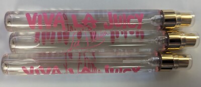 LOT OF 3 JUICY COUTURE VIVA LA JUICY LA FLEUR EDT SPRAY 0.33oz NEW WITHOUT BOX