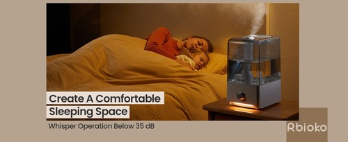 Humidifiers for Large Room Bedroom (6.5L), Cool Mist Ultrasonic Vaporizer for Ho - Picture 10 of 12