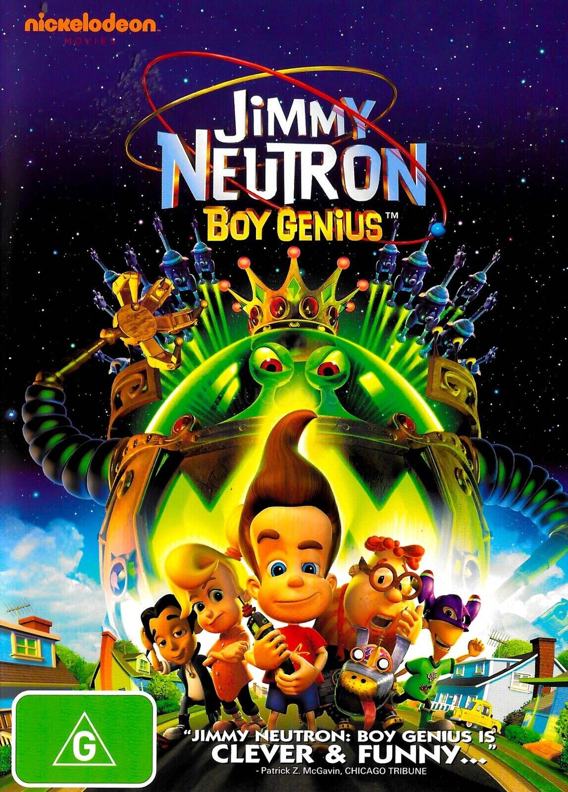 Jimmy Neutron Boy Genius -Kids DVD Rare Aus Stock New Region 4