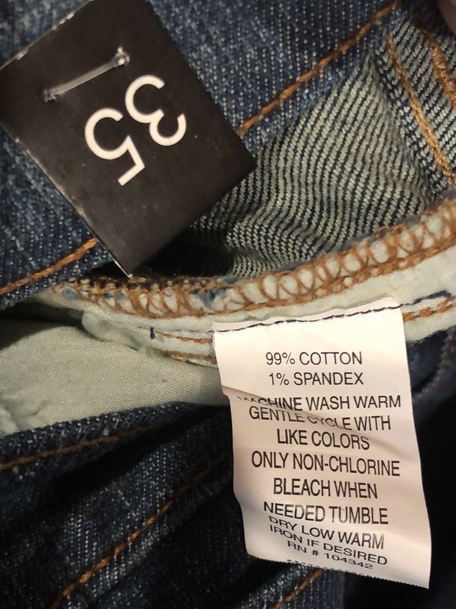 ブリーチ George Martha Denim Blue Jeans Cristina Wide Leg Flare Womens New