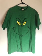 DR SEUSS  HOW THE GRINCH STOLE CHRISTMAS - Face T-Shirt - Large - Free Shipping