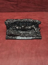 "The Bates Coal miner" Mining Memorabilia Rare Black Coal Ornament