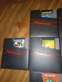 Nintendo Nes Video Game Lot of 8:TMNT, Little Nemo,  Urban Champion, Baseball